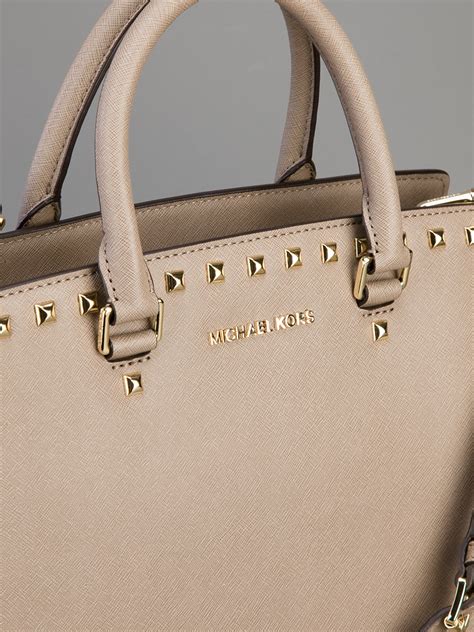 michael kors selma two tone satchel|Michael Kors Womens Selma Satchel .